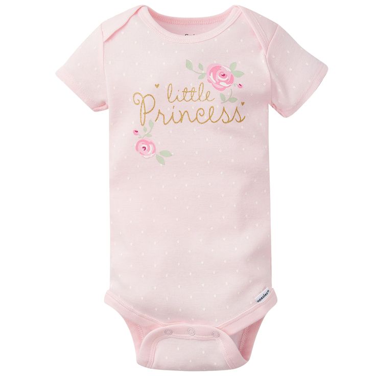 5-Pack Baby Girls Floral Short Sleeve Onesies® Bodysuits