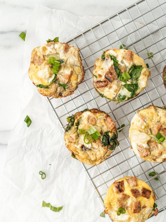 MUFFINS DE HUEVO CON VERDURAS