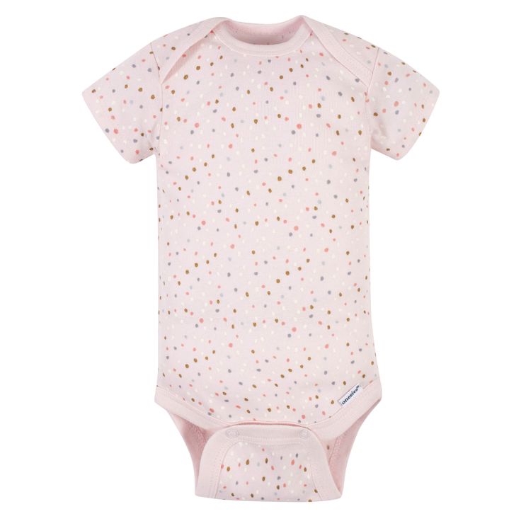 5- Pack Baby Girls Ballerina Short Sleeve Onesies Bodysuits
