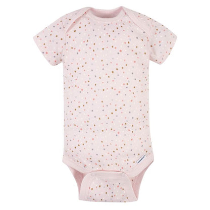 5- Pack Baby Girls Ballerina Short Sleeve Onesies Bodysuits