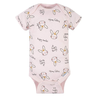 5- Pack Baby Girls Ballerina Short Sleeve Onesies Bodysuits