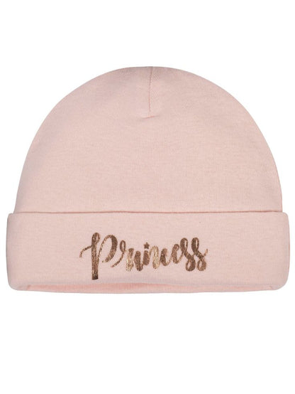 3- Pack Baby Girls Princess Organic Caps