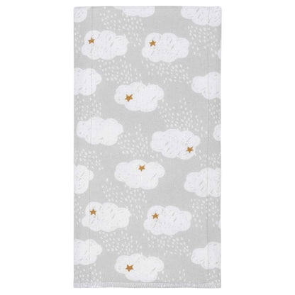 8-Pack Baby Neutral Sheep Flannel Burp Cloths