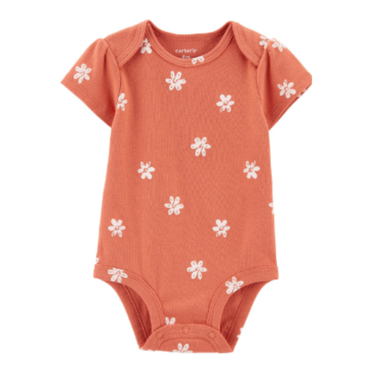 Baby Floral Short-Sleeve Bodysuit