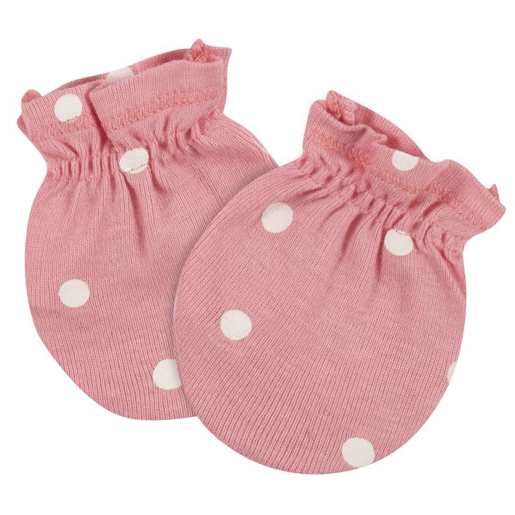 4-Pack Baby Girls Princess No Scratch Mittens