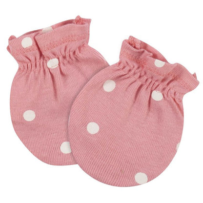 4-Pack Baby Girls Princess No Scratch Mittens