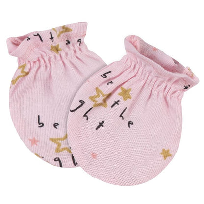 4-Pack Baby Girls Princess No Scratch Mittens