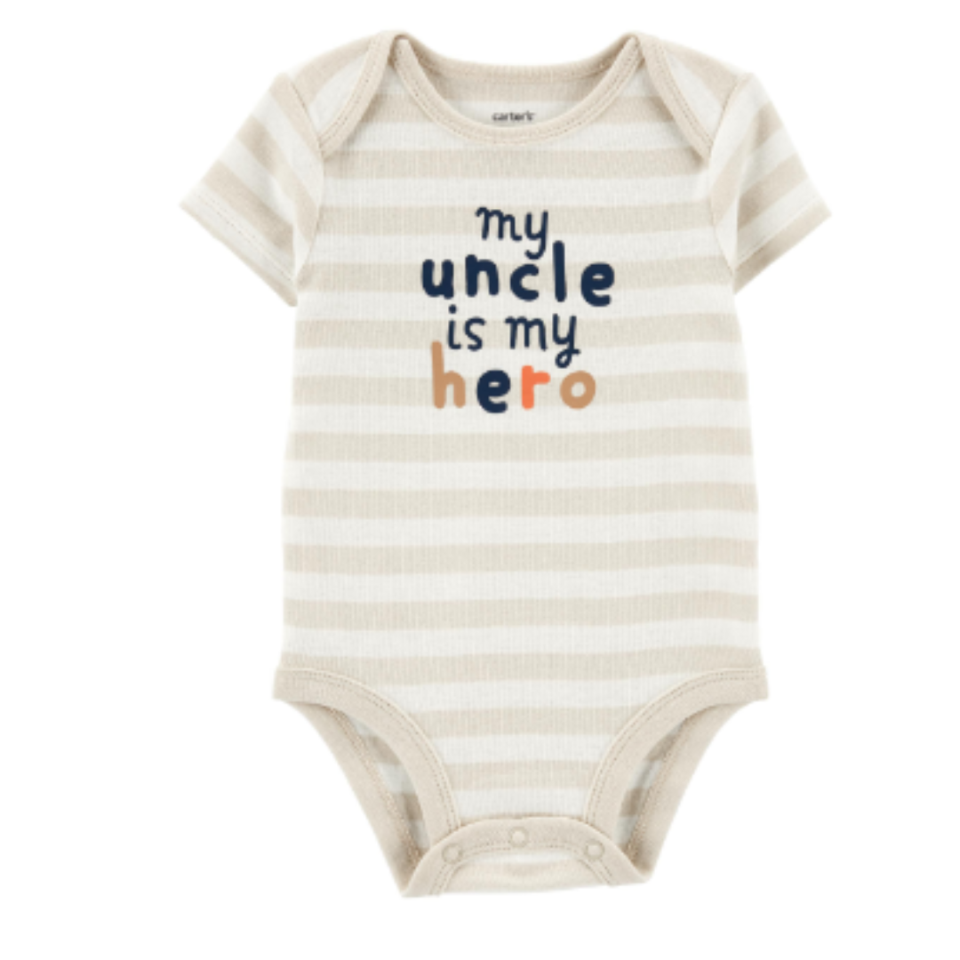 Baby Uncle Short-Sleeve Bodysuit