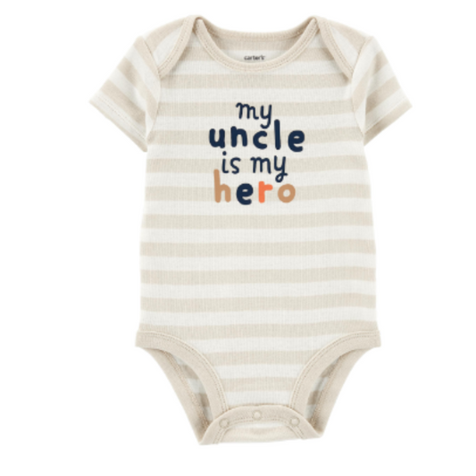 Baby Uncle Short-Sleeve Bodysuit
