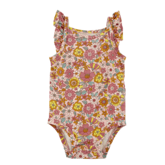 Baby Floral Tank Bodysuit