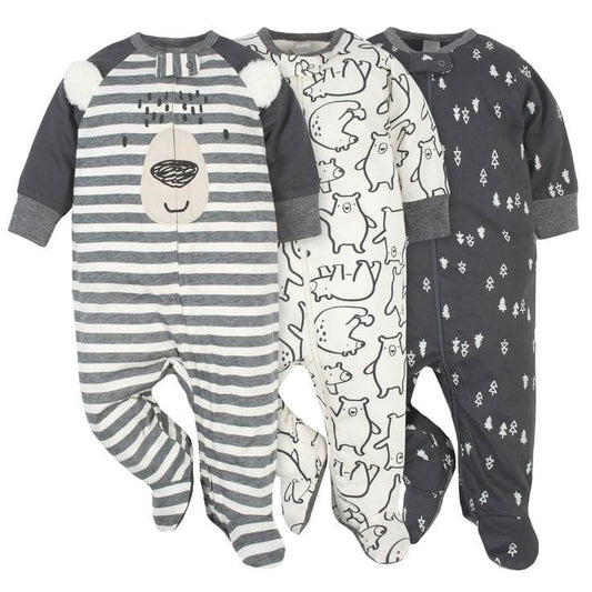 3- Pack Baby Boys Bear Sleep´N Plays