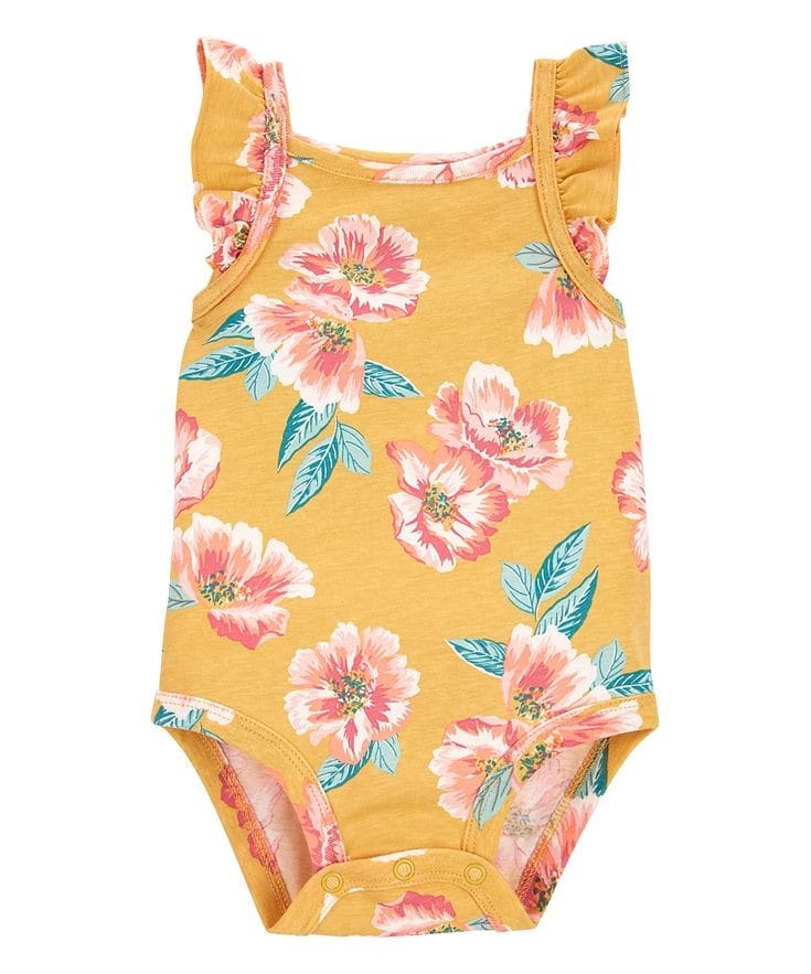 Baby Floral Tank Bodysuit