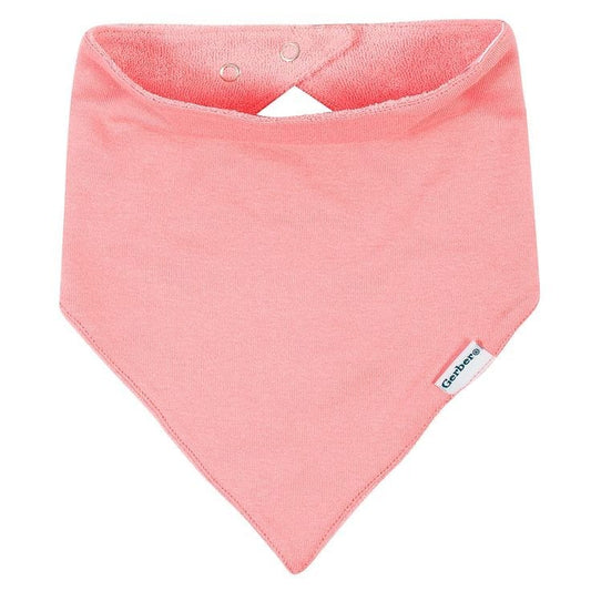 Baby Girls Pink Organic Bib