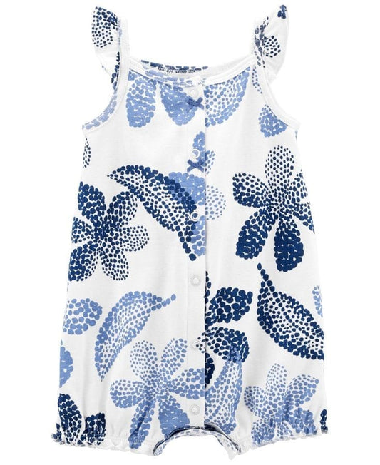 Baby Floral Snap-Up Romper